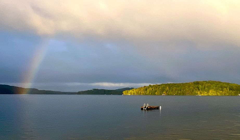 rainbow over PenLake